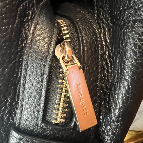 Kate Spade Leila Black Medium Triple Compartment Shoulder Back - Picture 8 of 16